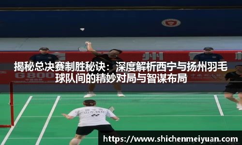 揭秘总决赛制胜秘诀：深度解析西宁与扬州羽毛球队间的精妙对局与智谋布局